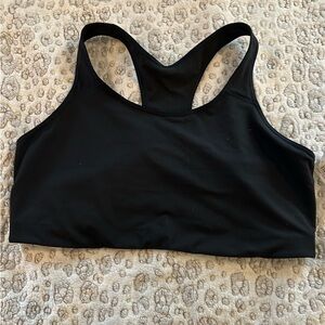 NWT Old Navy Black Plus Size 3x Go dry Sports Bra